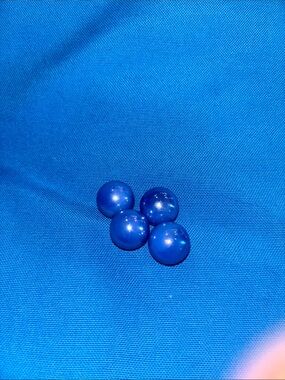 Marbles Not See Through Colored Clouded Purple Four In Stock NWOTS